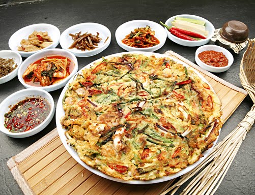 แพนเค้กกิมจิ (김치전 / Kimchi Pancake)